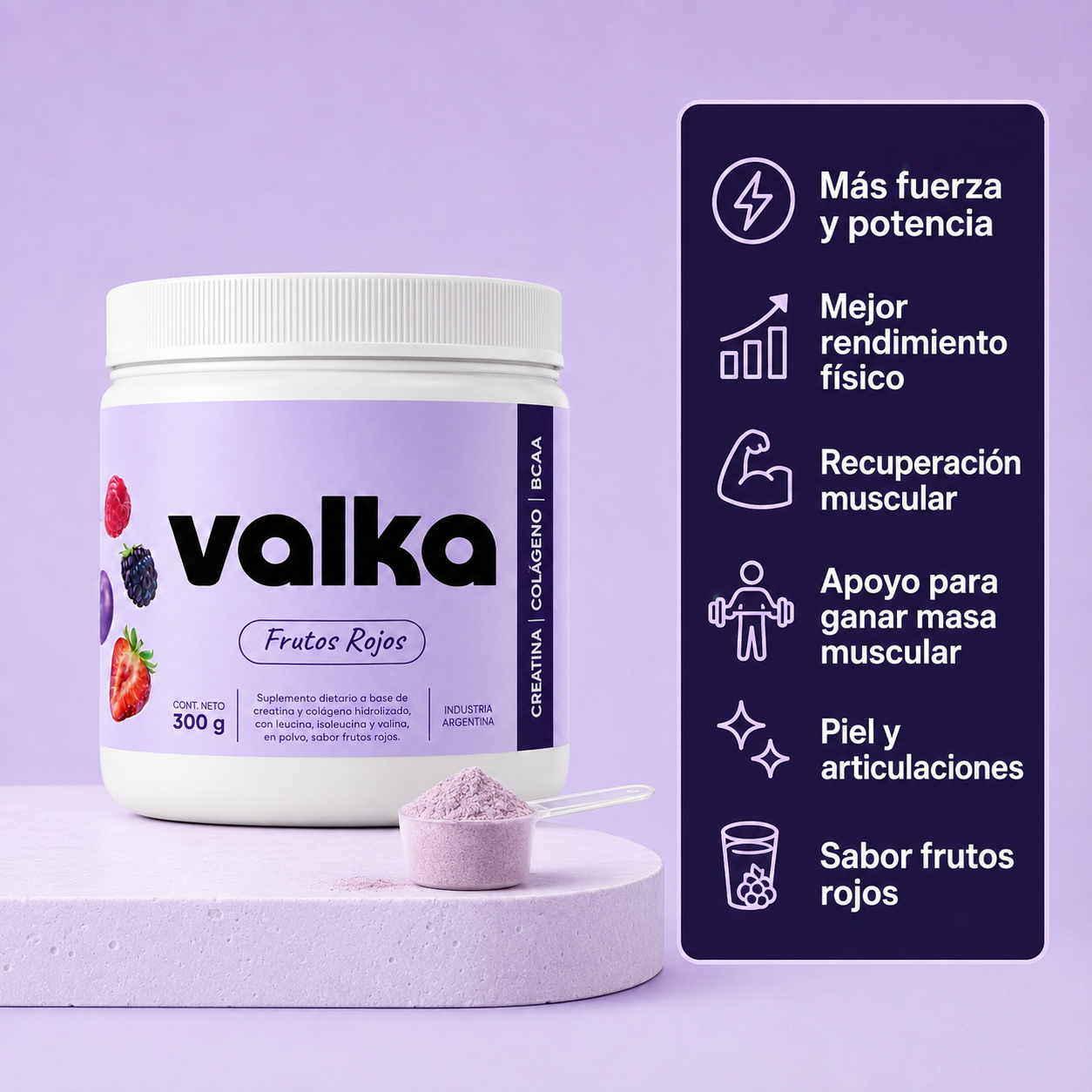Creatina + Colágeno + BCAA | Curve Fuel