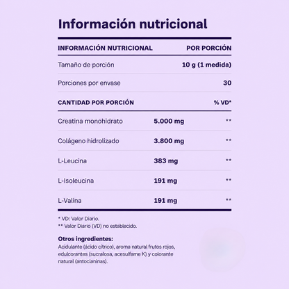 Creatina + Colágeno + BCAA | Curve Fuel